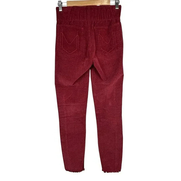 Show Me Your Mumu Corduroy Soho Corduroy‎ Skinnies Pants Red Size Medium - Picture 4 of 7